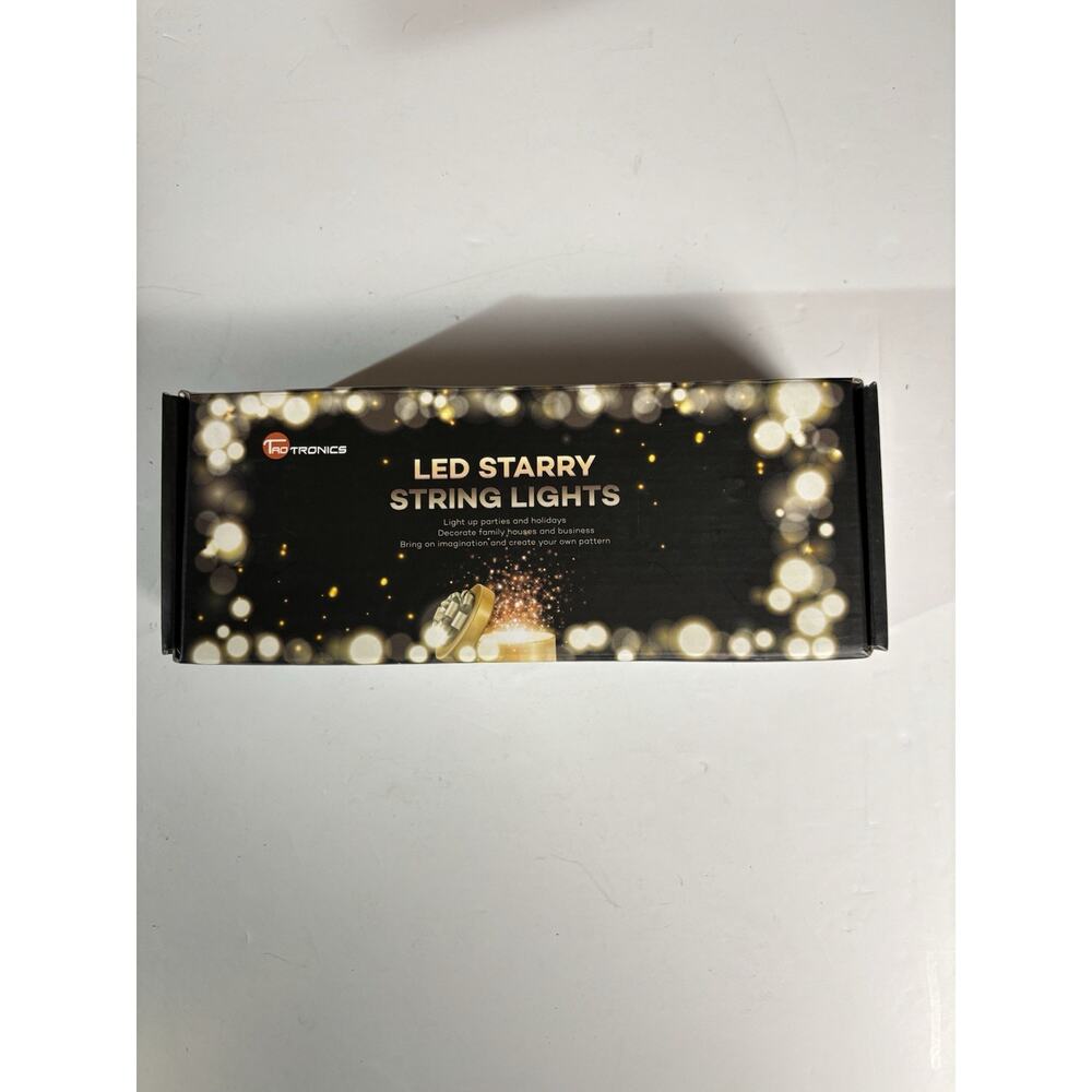 NEW TaoTronics Christmas LED Starry String Lights Dimmable TT-SL036 - 33’ NIB